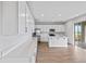 Open concept kitchen with island and stainless steel appliances at 1416 Maddie Berry Ln, Kissimmee, FL 34744