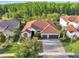 Sprawling single-story home with tile roof, three car garage and private backyard close to nature preserve at 2891 Swoop Cir, Kissimmee, FL 34741