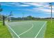Outdoor basketball court with lines and goals at 3875 Bowfin Trl, Kissimmee, FL 34746