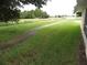 Image features a green grass backyard with a concrete pathway to the left of the home at 2724 Shelby Ruth Pl, Saint Cloud, FL 34769