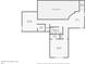 Two-story home floor plan, 2 bedrooms, and 1 bathroom at 107 Hampton Loop, Davenport, FL 33837
