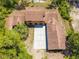 Aerial view of the home showcasing the expansive backyard and landscaping at 1775 Sundance Dr, St Cloud, FL 34771