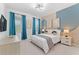 King-size bed, neutral decor, and plenty of natural light at 331 Ballo Dr, Kissimmee, FL 34746