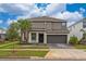 Two-story house with a two-car garage and palm trees at 331 Ballo Dr, Kissimmee, FL 34746
