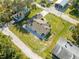 Beautiful home and landscaping, seen from the sky at 2909 Annalee Rd, Saint Cloud, FL 34771