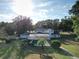 Aerial view showing home and expansive backyard at 32122 Hickory Ln, Sorrento, FL 32776