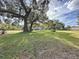 Large backyard with lush lawn and mature trees at 32122 Hickory Ln, Sorrento, FL 32776