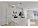 Modern kitchen with sleek stainless steel appliances, quartz countertops, and bright lighting at 207 Bull Frog Ln, Umatilla, FL 32784