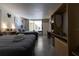 Spacious hotel bedroom featuring two beds, a desk, a TV, and storage at 5245 W Irlo Bronson Memorial Hwy # 160, Kissimmee, FL 34746