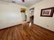 Bright living room features hardwood floors and an open concept at 2867 Longleaf Ct, Kissimmee, FL 34746
