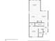 First floor plan showing living room, kitchen, dining room, pantry, bedroom, bathroom and foyer at 1853 Summer Serenity Dr, Kissimmee, FL 34744