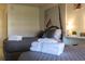 Comfortable bedroom with two beds, fresh towels, and modern decor at 5245 W Irlo Bronson Memorial Hwy # 244, Kissimmee, FL 34746