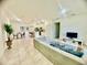 Open living room and kitchen with modern furniture and finishes at 6809 149Th Lane Rd, Ocala, FL 34473