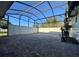 The enclosed patio has an overhead sun shade and plenty of room at 1493 Magellan Cir # 504, Orlando, FL 32818
