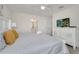 Calm and neutral bedroom with a walk-in closet, and a full en-suite bathroom for added convenience at 2505 Dharma Cir, Kissimmee, FL 34746