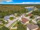 Aerial view showing home with pool and neighborhood at 4610 Salamander St, St Cloud, FL 34772