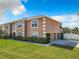 Side view of a two-story house showcasing garage and landscaping at 4610 Salamander St, St Cloud, FL 34772