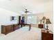 Spacious home office with large desk and wood furniture at 4610 Salamander St, St Cloud, FL 34772