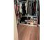 Large walk-in closet with ample shelving and hanging space at 464 Bridgewater Ct, Kissimmee, FL 34758