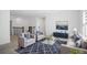 Open living room with modern decor and comfortable seating arrangement at 13193 Tollcross Way, Winter Garden, FL 34787
