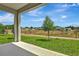 Inviting backyard view from the covered patio area at 1769 Carnelian St, Deland, FL 32720