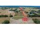 Aerial view of 17 acres, including pond and airstrip at 8836 Sr 471 Hwy, Webster, FL 33597