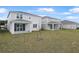 The backyard features newly planted trees and green space at 1479 August Gray Dr, Kissimmee, FL 34744