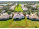 Aerial view highlights the property's location on a large, well-maintained lot at 3643 Weatherfield Dr, Kissimmee, FL 34746