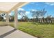 Covered patio overlooking a spacious backyard at 520 Summit River Dr, Apopka, FL 32712