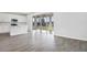 Kitchen with view into backyard from sliding glass doors at 520 Summit River Dr, Apopka, FL 32712
