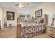 Spacious bedroom with wood flooring and king-size bed at 1287 Glendora Rd, Kissimmee, FL 34759