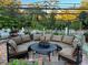Charming backyard with covered seating area and a fire pit, perfect for outdoor entertaining at 2606 Royal Fern Pl, Kissimmee, FL 34758