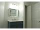 Modern bathroom vanity with upgraded fixtures at 8846 Coral Palms Ct # A, Kissimmee, FL 34747