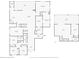 Detailed floor plan of the residence, showing room sizes, layout and location at 13809 Abberwick Dr, Orlando, FL 32832