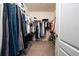 Well-organized walk-in closet providing ample storage space at 1687 Park Side Ave, Kissimmee, FL 34744
