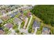 Aerial view of the property showing the home's location, landscaping, and nearby amenities at 18035 Cadence St, Orlando, FL 32820