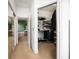 Convenient walk-in closet with shelving and racks, offering ample storage space for clothes and accessories at 18035 Cadence St, Orlando, FL 32820