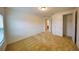 This bedroom features neutral walls, carpet floors, closet and ensuite bathroom at 6078 Bimini Twist Loop, Orlando, FL 32819