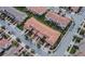 Aerial view of community with well-maintained landscaping and tile roofs at 14038 Millington St, Orlando, FL 32832