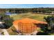 Community baseball field with backstop and seating area at 9650 Bay Pine Ln, Orlando, FL 32832