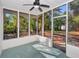 Relaxing screened porch with serene views of the private backyard at 1234 Lynwood Ave, Apopka, FL 32703
