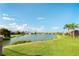 Beautiful backyard view overlooking lake and green space at 753 Largo Pass, Poinciana, FL 34759
