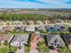 Aerial community view, many homes with solar panels at 663 Irvine Ranch Rd, Poinciana, FL 34759