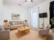 Living room with comfy seating and large windows at 663 Irvine Ranch Rd, Poinciana, FL 34759