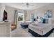 Bedroom with two twin beds and a TV at 890 Pebble Beach Dr, Davenport, FL 33896