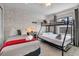Bedroom with twin bed and full-size bunk bed at 890 Pebble Beach Dr, Davenport, FL 33896