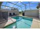 Relaxing screened-in pool area at 890 Pebble Beach Dr, Davenport, FL 33896