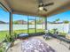 Enjoy this spacious screened patio, perfect for outdoor relaxation at 1940 Banner Ln, St Cloud, FL 34769