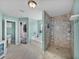 Stunning bathroom featuring a double vanity, shower, and garden tub at 545 Pintail Cir, Auburndale, FL 33823