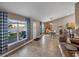 Casual dining area with a table for four and a view of the backyard at 545 Pintail Cir, Auburndale, FL 33823